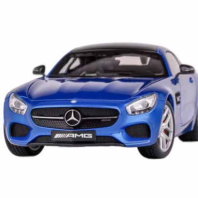 Macheta auto Mercedes-Benz AMG GT 2015 albastru 1:18