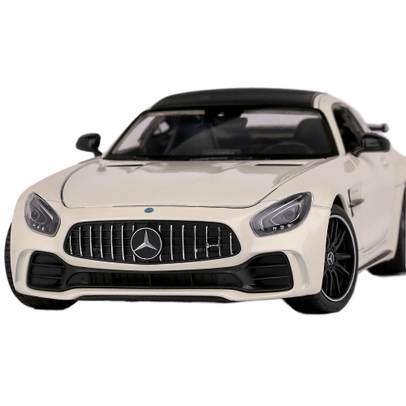 Macheta auto Mercedes-Benz AMG GT R (C190) alb 1:24