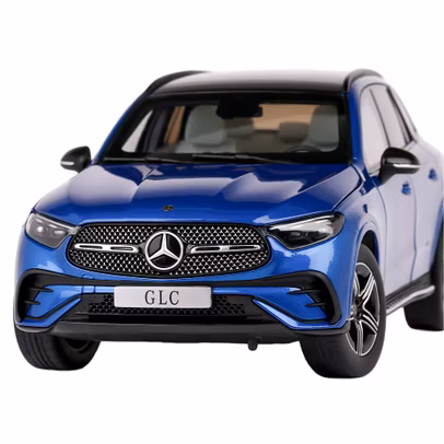 Macheta auto Mercedes-Benz GLC (X254) AMG Line 2022 albastru 1:18