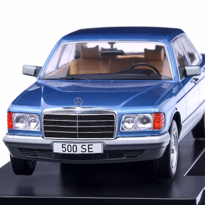 Macheta auto Mercedes-Benz S-Class (W126) 1979 1-18