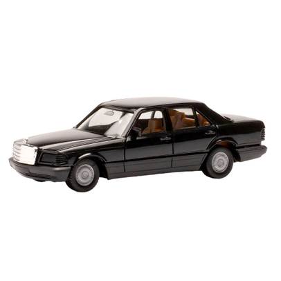 Macheta auto Mercedes-Benz S-Klasse W126 negru 1-87 Herpa