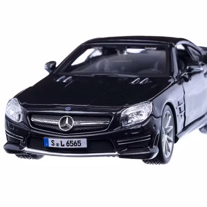Macheta auto Mercedes-Benz SL 65 AMG (R231) 2015, scara 1:24, negru metalizat, Bburago