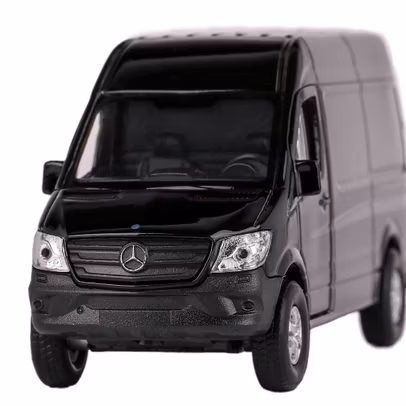 Macheta auto Mercedes-Benz Sprinter Van 2014 negru 1:34 Welly