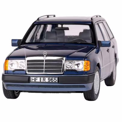 Macheta auto Mercedes-Benz T-Modell S124 1:18 Norev - vedere frontala