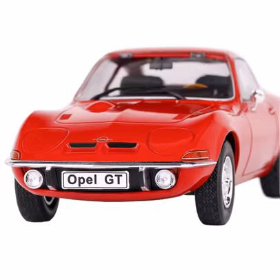 Macheta auto Opel GT 1900 rosu 1968 scara 1-24 Magazine Models