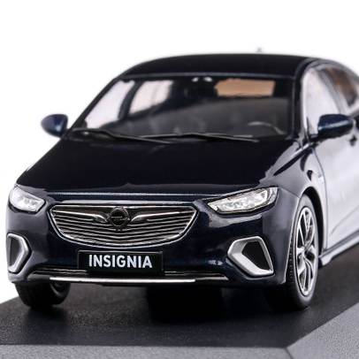 Macheta auto Opel Insignia Grand Sport 2017, scara 1:43, albastru metalizat, iScale for Dealer Opel