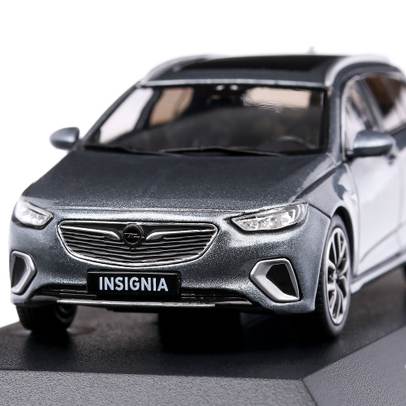 Macheta auto Opel Insignia Sports Tourer 2017, scara 1:43, gri, iScale for Dealer Opel