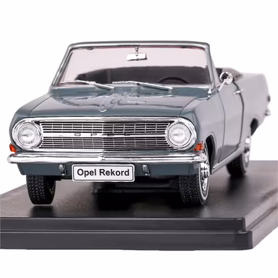 Macheta auto Opel Rekord A Deutsch Cabriolet 1964 gri 1:24