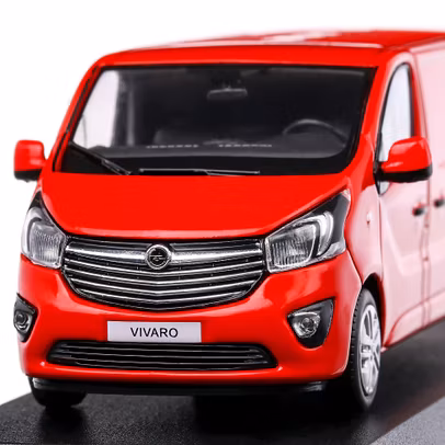 Macheta van Opel Vivaro B Sport L2 2018 rosu 1:43 iScale