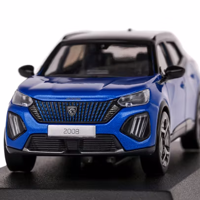 Macheta auto Peugeot 2008 GT 2024 albastru 1:43