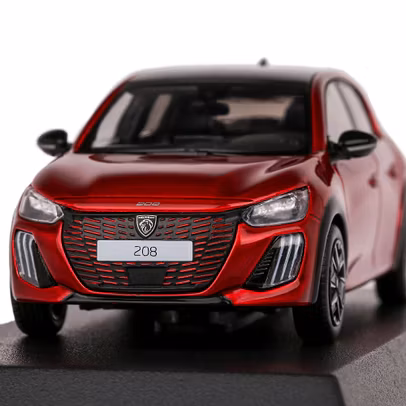 Macheta auto Peugeot 208 2024 rosu 1:43