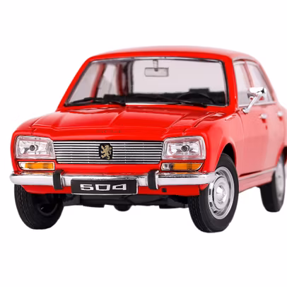 Macheta auto Peugeot 504 1975 rosu 1:24