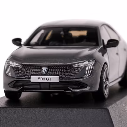 Macheta auto Peugeot 508 GT Hybrid 2023 gri 1:43
