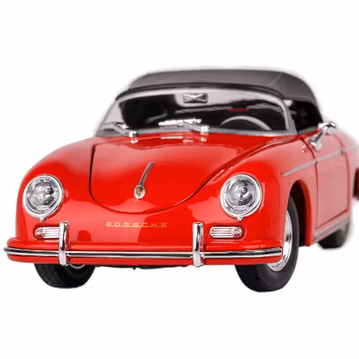 Macheta auto Porsche 356 A Speedster 1965 rosu 1:24