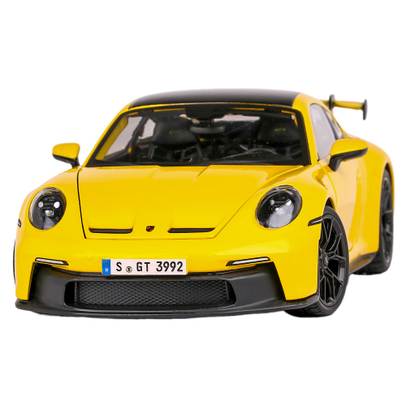 Macheta auto Porsche 911 (992) GT3 2022 galben 1:18