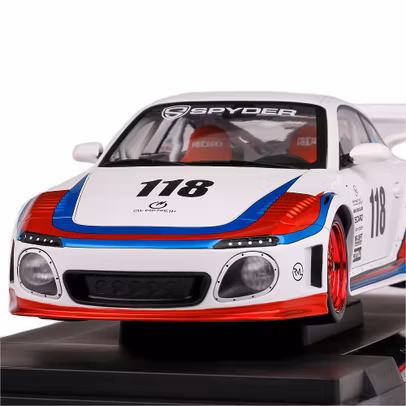 Macheta auto Porsche 911 997 RWB Old & New 2020 scara 1:18 MCG - vedere din fata