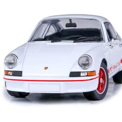 Macheta auto Porsche 911 Carrera RS 1973 scara 1:24 alb Welly