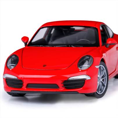 Macheta Porsche 911 Carrera S (991) 2018 rosu 1:24