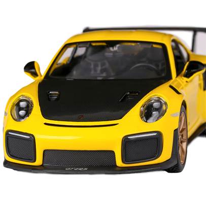 Macheta auto Porsche 911 GT2 RS 2019 scara 1:24 galben Maisto