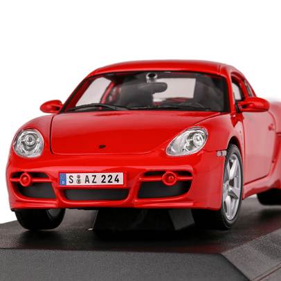 Macheta auto Porsche Cayman S rosu 1:18
