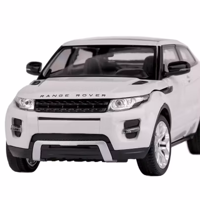 Macheta Range Rover Evoque 2011 – scara 1:24 – Alb – Welly - vedere din fata