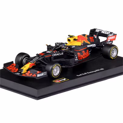 Macheta auto Red Bull Honda RB16B F1 #11 Sergio Perez 2021 scara 1:43 Bburago