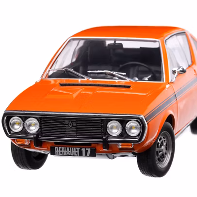 Macheta auto Renault 17 Gordini 1976, scara 1:18, portocaliu, Solido