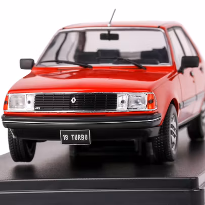 Macheta auto Renault 18 Turbo 1980 rosu 1:24