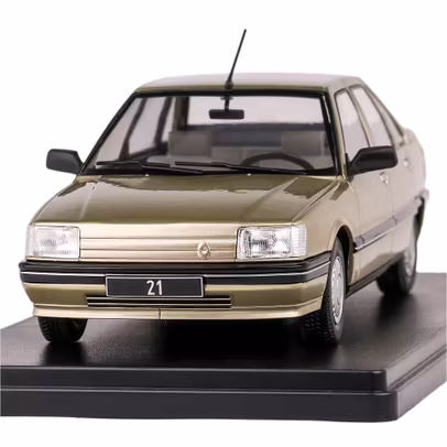 Macheta auto Renault 21 1986 bej metalizat 1:24 WhiteBox
