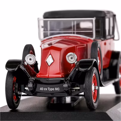Macheta auto Renault 40CV Type MC 1924 visiniu cu negru 1:43