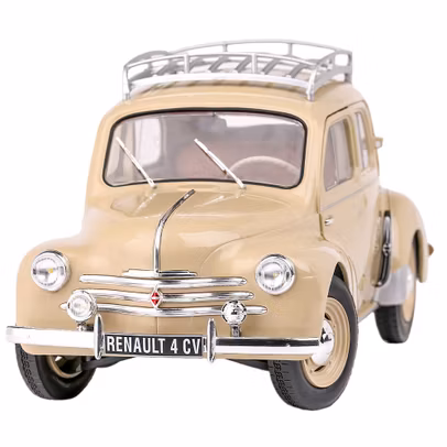 Renault 4CV 1956 crem 1:18 Solido - vedere frontala