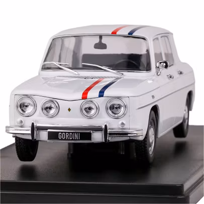Macheta auto Renault 8 Gordini 1964 alb 1:24 WhiteBox