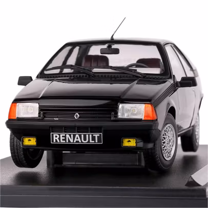 Macheta auto Renault Fuego 1980 negru 1:18 Solido - vedere frontala