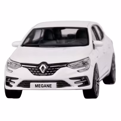 Macheta auto Renault Megane IV 2020 alb 1:43 Norev - vedere din fata close up