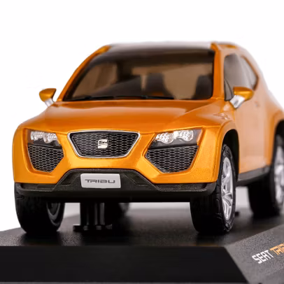 Macheta auto Seat Tribu Salon de Francfort 2007 portocaliu metalizat 1:43