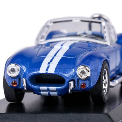 Macheta auto Shelby Cobra Scara 1:43 albastru Magazine Models