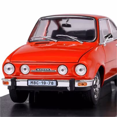 Macheta auto Skoda 110R Coupe 1980 scara 1:18 Abrex
