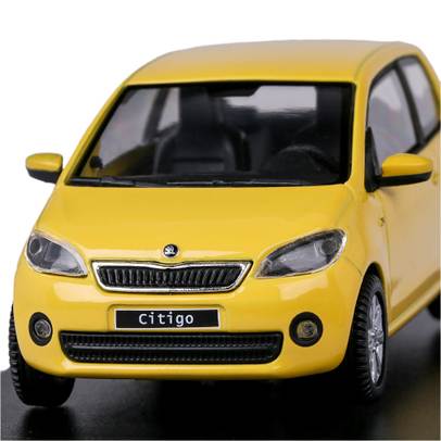 Macheta auto Skoda Citigo 3 usi 2011 scara 1:43 galben