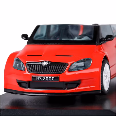 Macheta auto Skoda Fabia II FL RS2000 Concept 2011 rosu