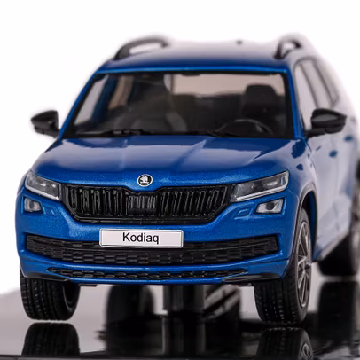 Macheta auto Skoda Kodiaq  2018 albastru 1:43