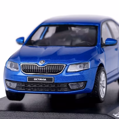 Macheta auto Skoda Octavia III 2012 1:43 albastru met