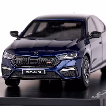 Macheta auto Skoda Octavia IV RS 2020 1:43 albastru