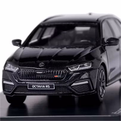 Macheta auto Skoda Octavia IV Combi RS 2020 1:43 negru Abrex