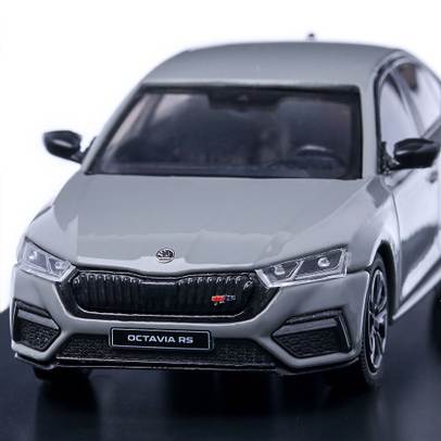 Macheta auto Skoda Octavia IV RS 2020 scara 1:43, gri, Abrex