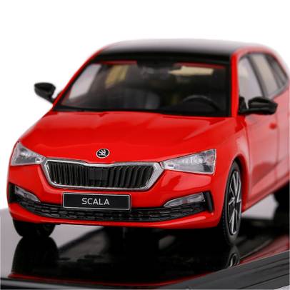Macheta auto Skoda Scala rosu 2019 scara 1:43