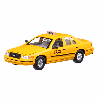 Macheta auto taxi Ford Crown Victoria 1999 scara 1:24