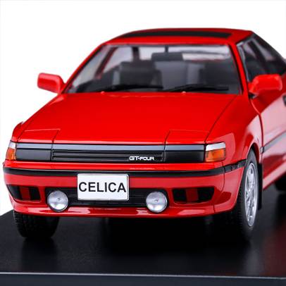 Macheta auto Toyota Celica GT Four 1986, scara 1:24, rosu, White Box