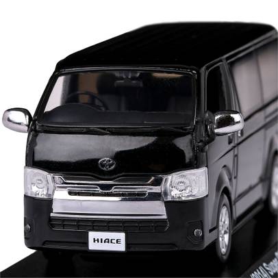 Macheta auto Toyota HiAce 2014 scara 1:43 negru Kyosho