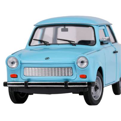 Macheta auto Trabant 601 1986 bleu  scara 1:24