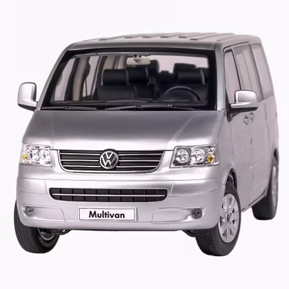 Macheta auto Volkswagen Multivan T5 2003 1:18 Norev - vedere frontala